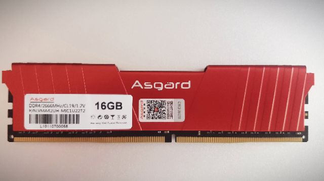 RAM máy tính DDR4 16GB 8GB Bus 2666 có tản Asgard T2 | BigBuy360 - bigbuy360.vn