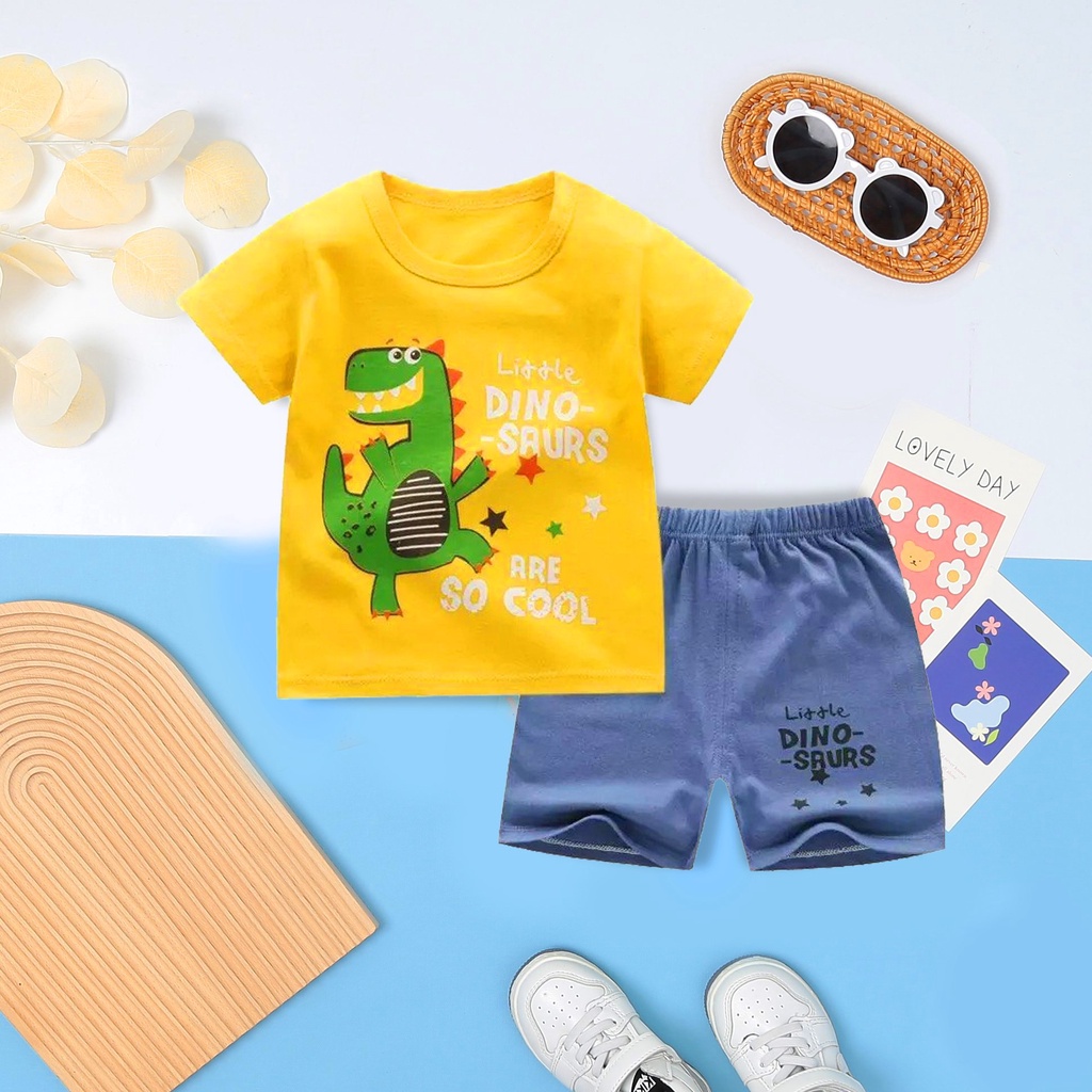 Bộ Cộc Tay Cho Bé FREE SHIP Bộ Minky Mom Cộc Tay Hoạt Hình Cho bé trai bé gái