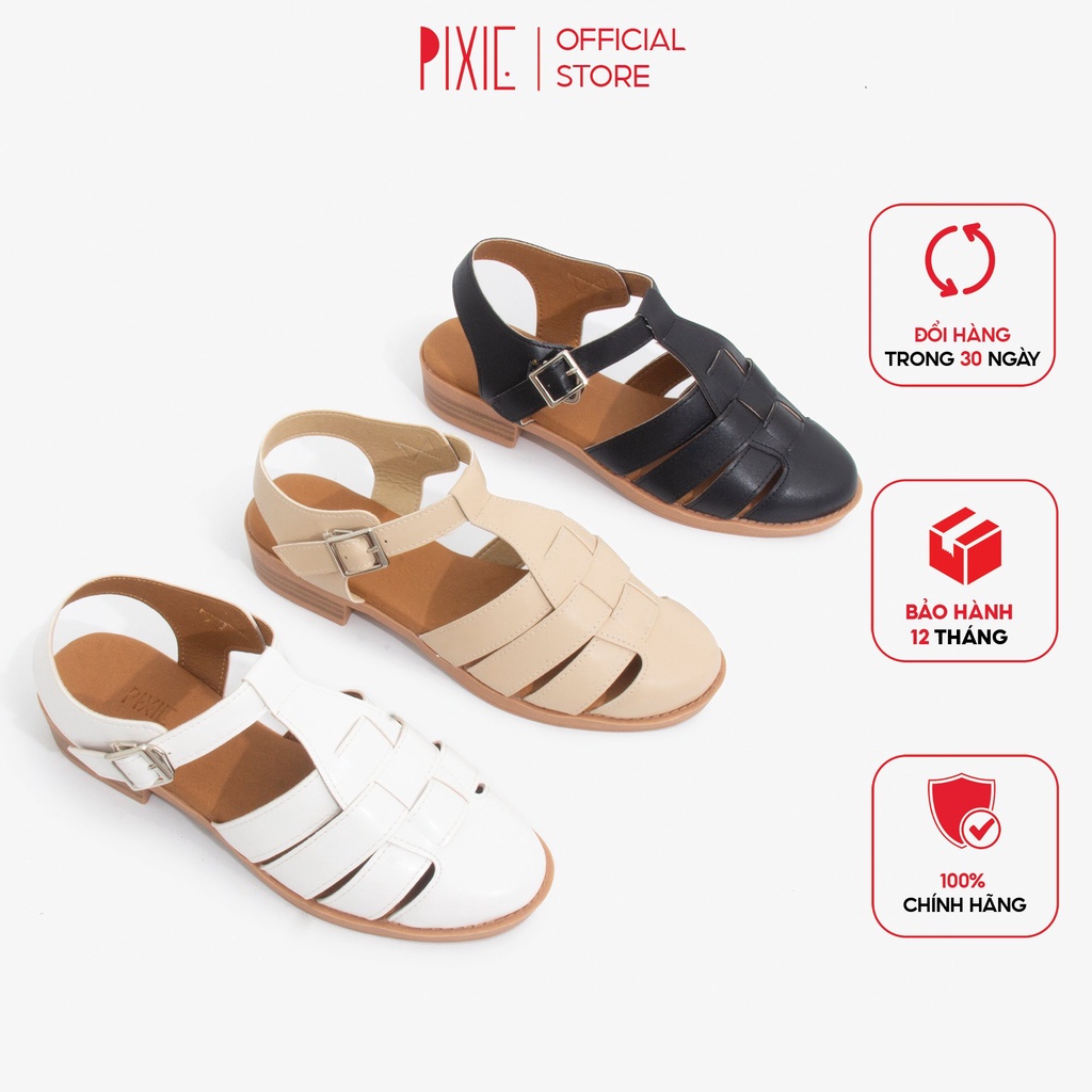 Sandal Cao Gót 3cm Dáng Rọ Pixie X859