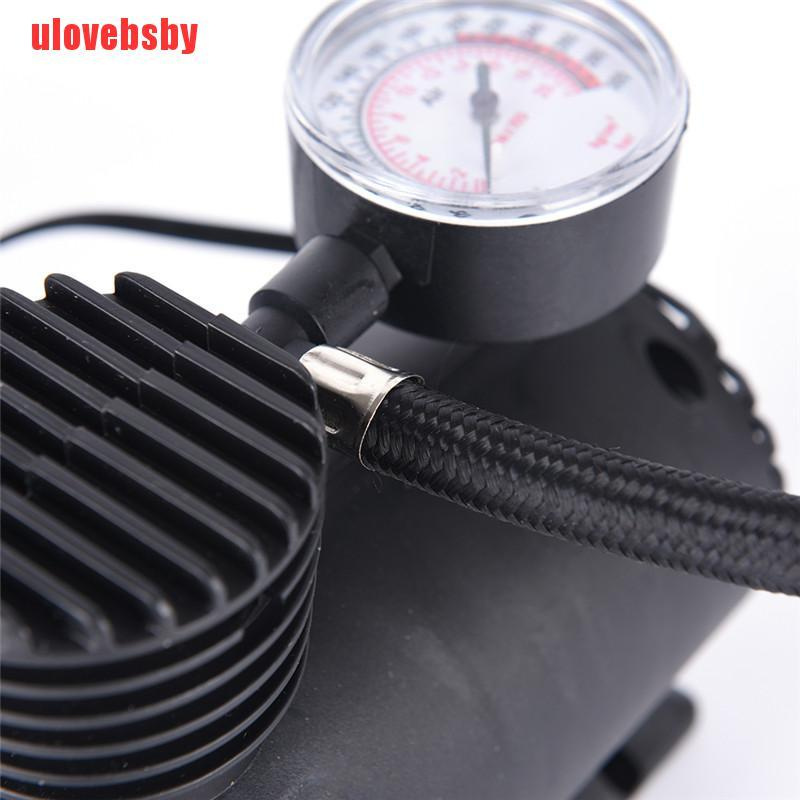 [ulovebsby]300PSI 12V Portable Mini Air Compressor Auto Car ElectricTire Air Inflator Pump