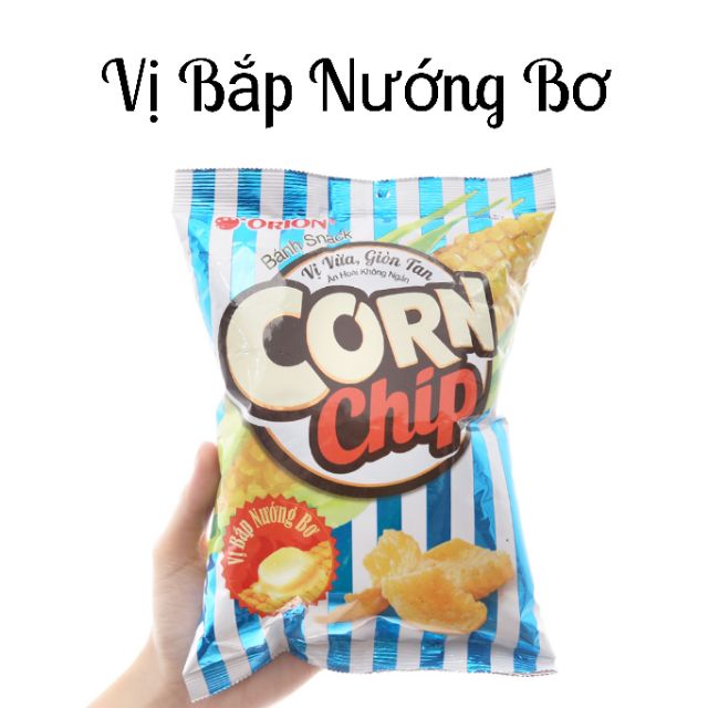 Bánh Snack Bắp nướng CORN Chips Orion gói 35g vị Bơ/Cay