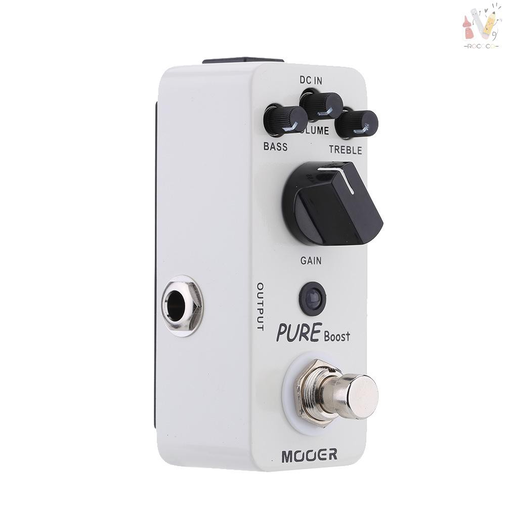 RCC Mooer Pure Boost Micro Mini Boost Effect Pedal for Electric Guitar True Bypass