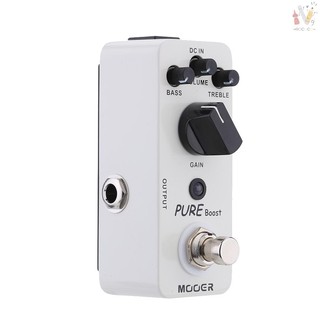 RCC Mooer Pure Boost Micro Mini Boost Effect Pedal for Electric Guitar True Bypass