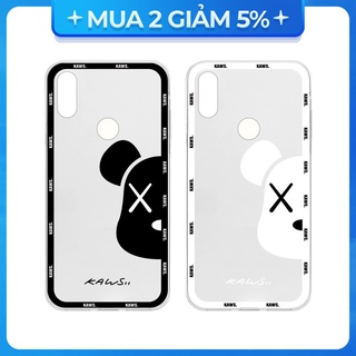Ốp lưng vsmart joy 3/joy 4/active 3/bee 3/live/...dẻo trong in hình viền trắng đen