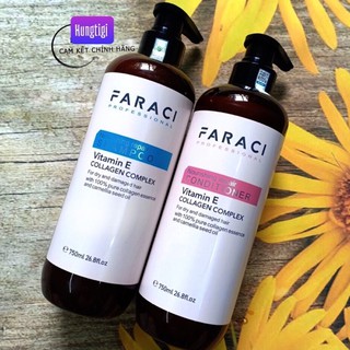 CẶP DẦU GỘI XẢ PHỤC HỒI TÓC FARACI 750ML*2 CHÍNH HÃNG