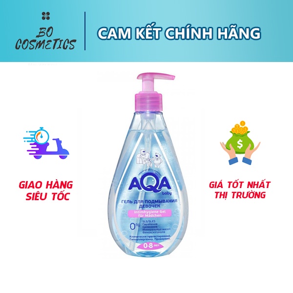 Dung dịch vệ sinh bé gái AQA baby cho bé từ 0-8 tuổi