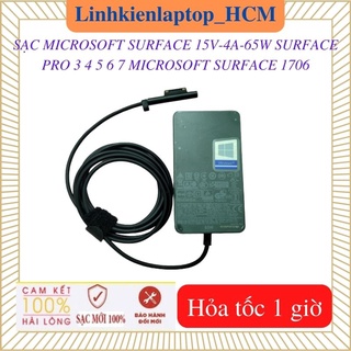Sạc surface pro 3 4 5 6 7 microsoft surface 1706- sạc microsoft surface 15v-4a-65w
