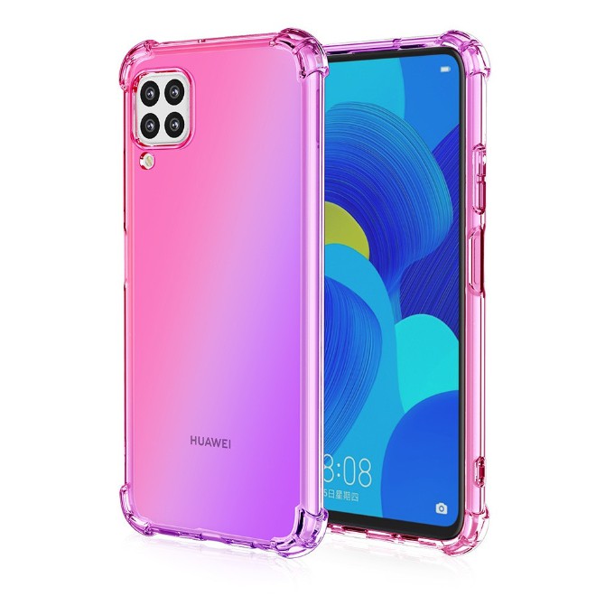 Ốp điện thoại mềm có đệm khí bảo vệ 4 góc chống trượt màu gradient dành cho Huawei Nova3i/ Nova7i/ Nova4/ Nova5/ Nova2i | BigBuy360 - bigbuy360.vn