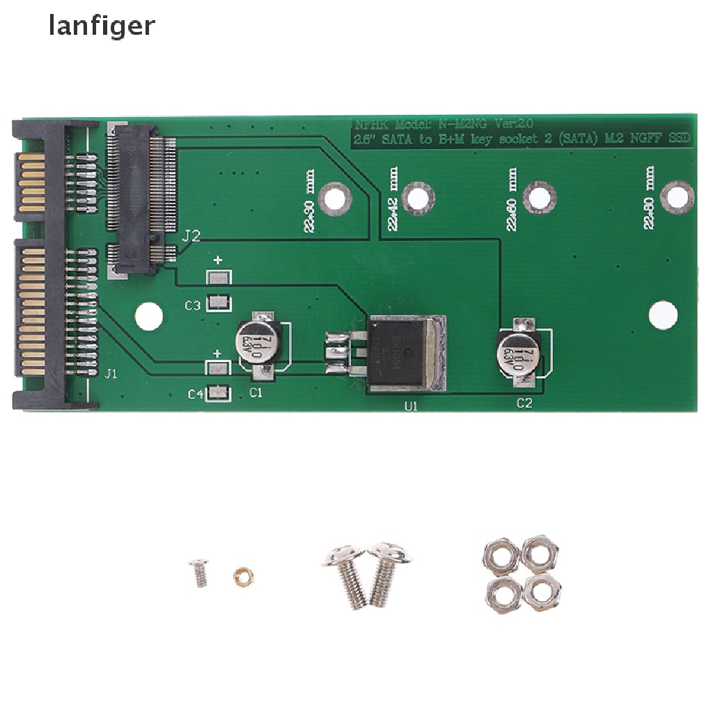 Mạch Chuyển Đổi Lanf ngff (M2) ssd Sang sata 2.5 inch m.2 ngff ssd Sang sata3 Thẻ