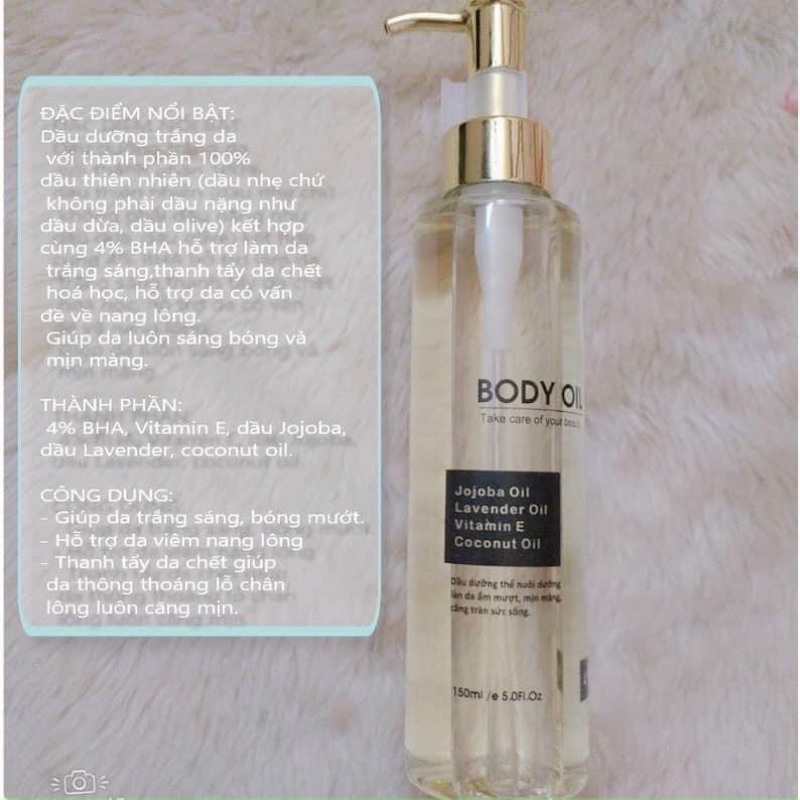 BODY OIL 4% BHA - DƯỠNG ẨM DA &amp; GIÚP DA SĂN CHẮC