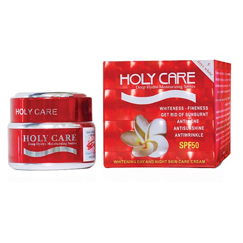 (Chính hãng công ty) Kem dưỡng trăng tái tạo da Holy Care 5  tác dụng 20gr Ngày/đêm (Đỏ) | BigBuy360 - bigbuy360.vn