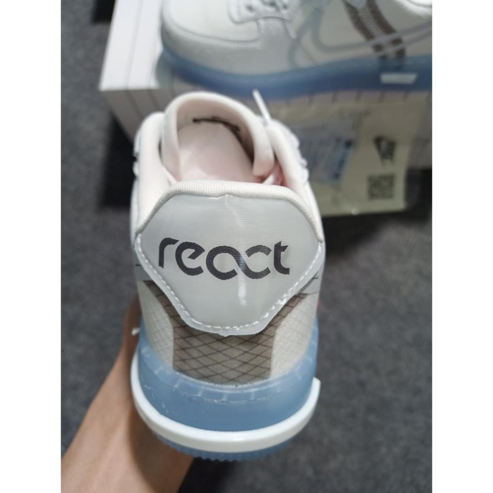 [HÀNG 11-CAM KẾT KO ĐỤNG HÀNG] Giày thể thao Sneaker nam nữ Af1 REACT trắng độn đế siêu đẹp ĐẾ ICE HUỲNH QUANG cao cấp