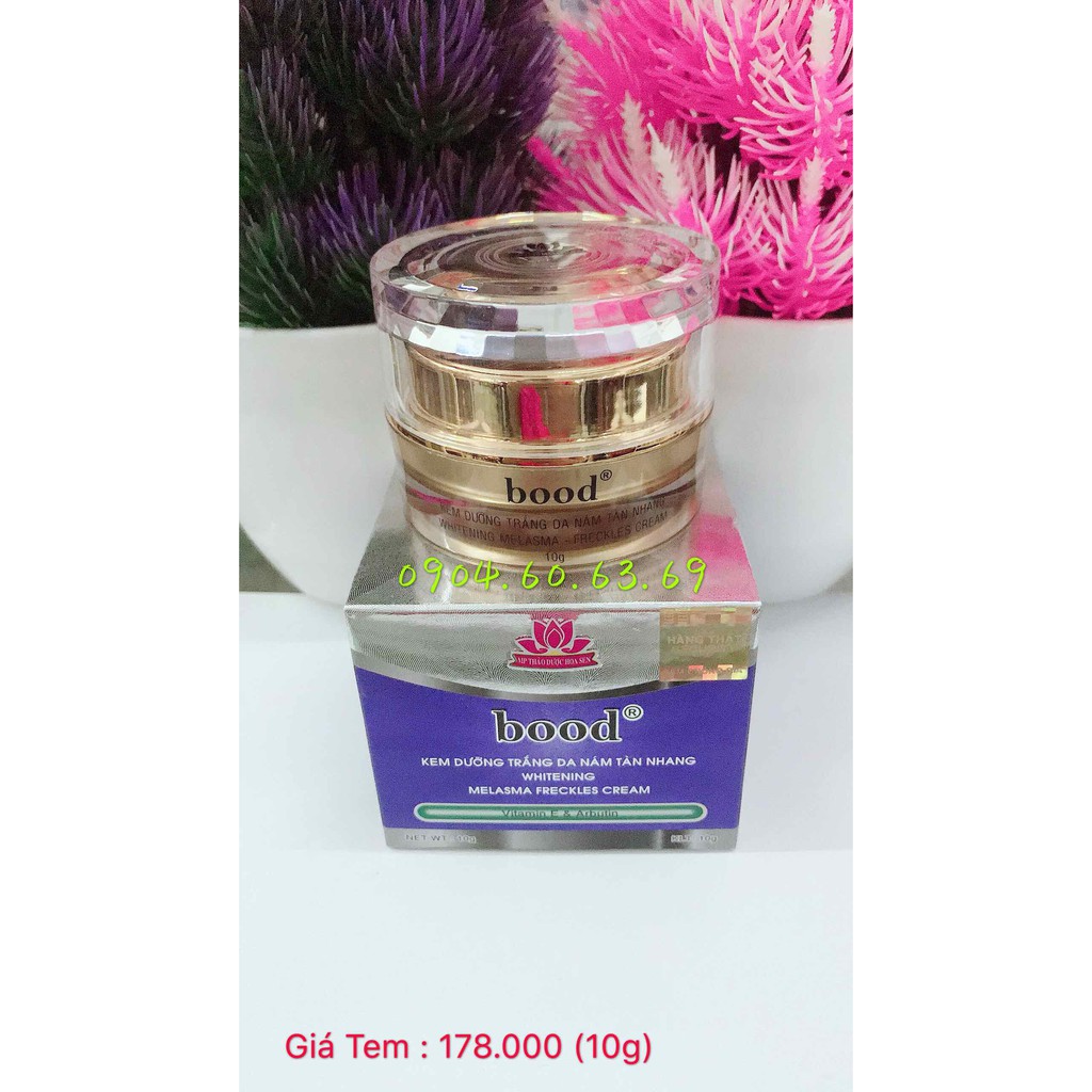 Kem Dưỡng Trắng Da Nám Tàn Nhang 10g HOA SEN BOOD