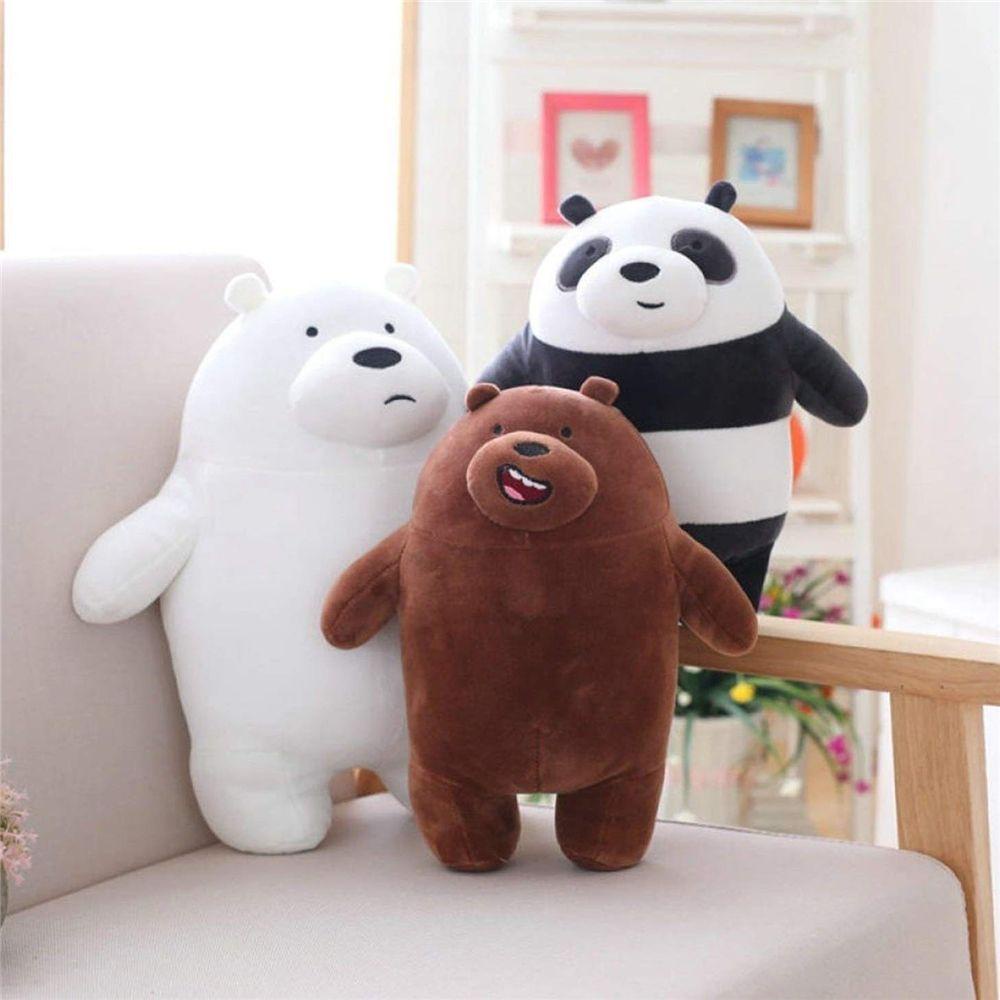 Gấu Trúc Nhồi Bông Màu Xám / Trắng Dễ Thương