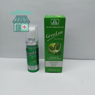 Xịt thơm miệng thảo dược Greelux chai 12ml