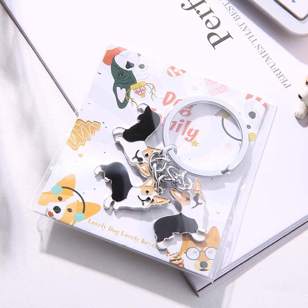 Móc Khóa Hình Chú Chó Corgi Dễ Thương