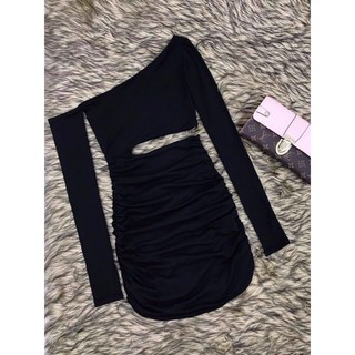[hàng new] Đầm ÔM Body khoét eo lệch vai siêu dễ thương