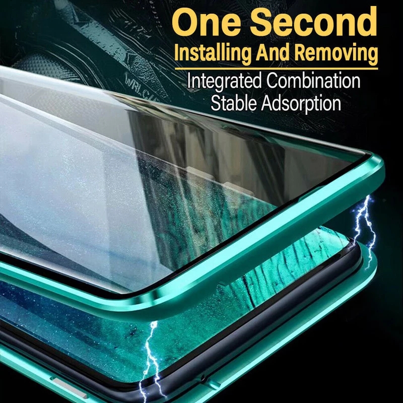 Ốp điện thoại nam châm cứng bảo vệ 360 độ cho Oppo Reno 5 Reno5 5g 4g