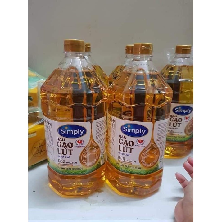 Dầu Ăn Gạo Lức SImply 2 lit