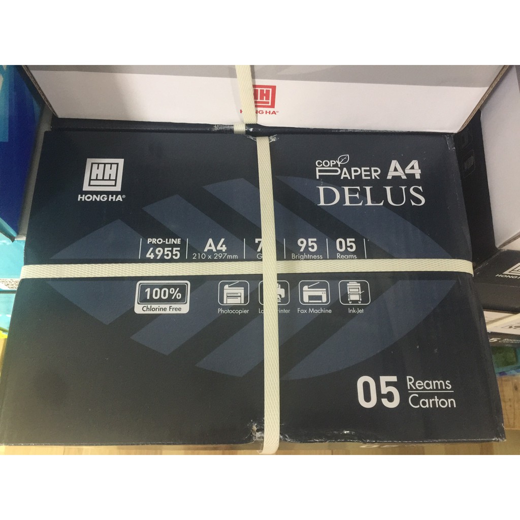 Giấy A4 DELUS Hồng Hà ĐL75