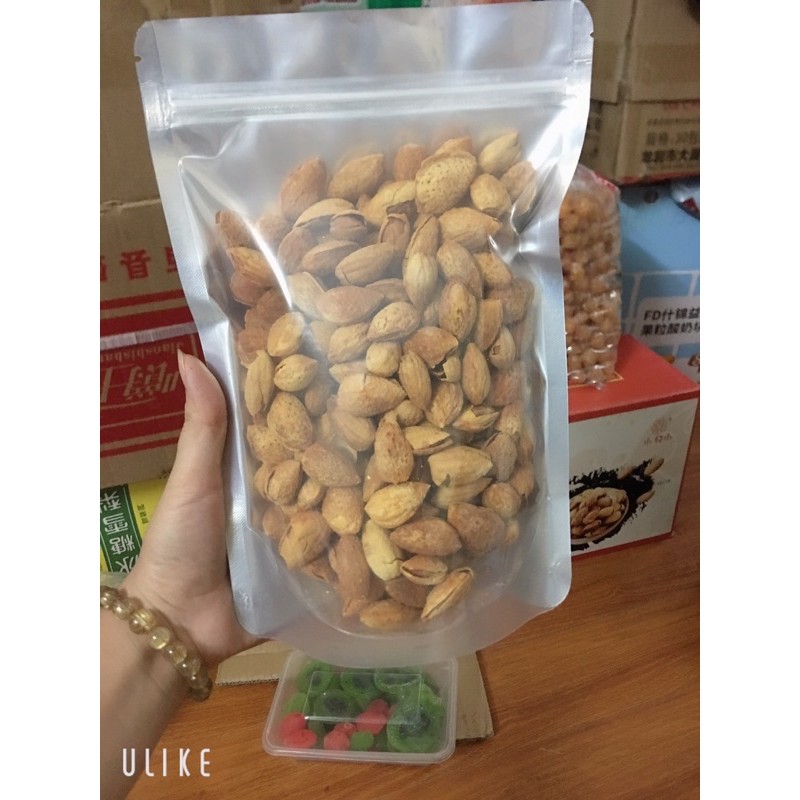 Hạnh Nhân Rang Bơ Vỏ Siêu Mỏng Loại Ngon Nhất 500g