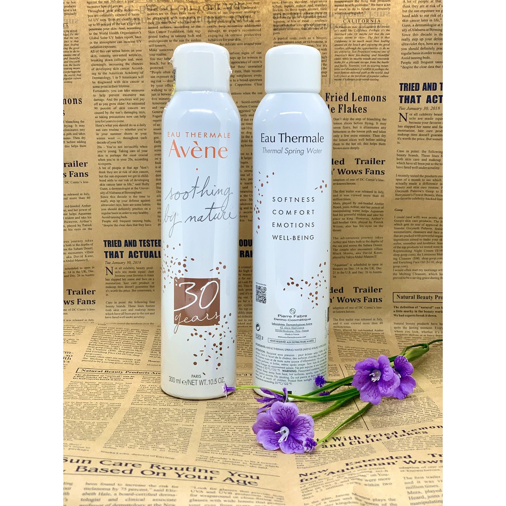 XỊT KHOÁNG LÀM DỊU DA CHỐNG KÍCH ỨNG AVÈNE THERMAL SPRING WATER 300ML