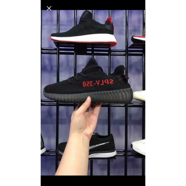 GIẢM giá sập sàn GIÀY THỂ THAO Giày Yeezy V2 350 đen chữ đỏ FREESHIP . . . 👟 ! * ) . '