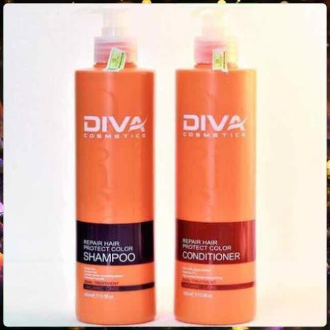 CẶP DẦU GỘI DIVA CAM PHỤC HỒI VÀ GIỮ MÀU ORGANIC 2