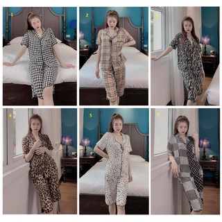 Đồ Bộ Lụa Mai Ngô - Lụa 100D - Cộc Dơi Quần Lửng  (P1)