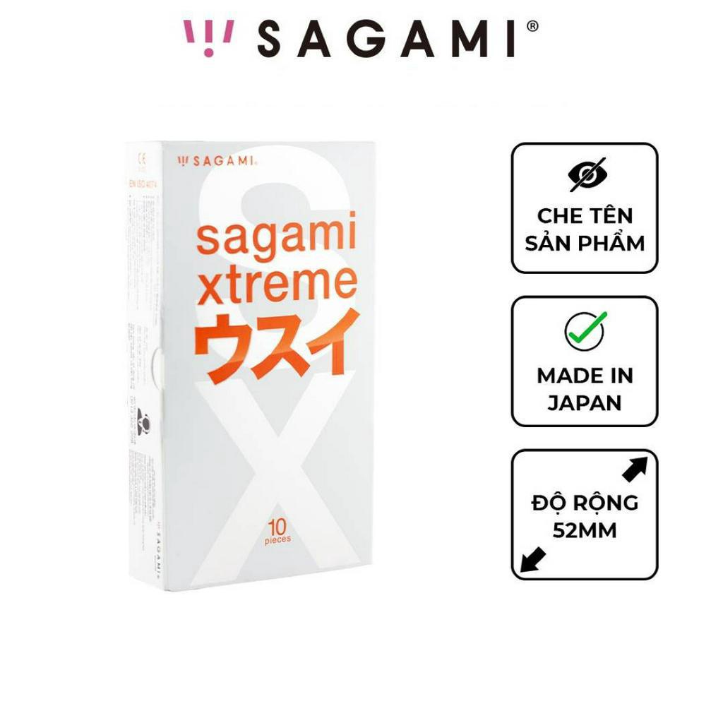Bao Cao Su Sagami Superthin Mỏng Kiểu Truyền Thống (Hộp 10) Hasaki Sản Phẩm Chính Hãng