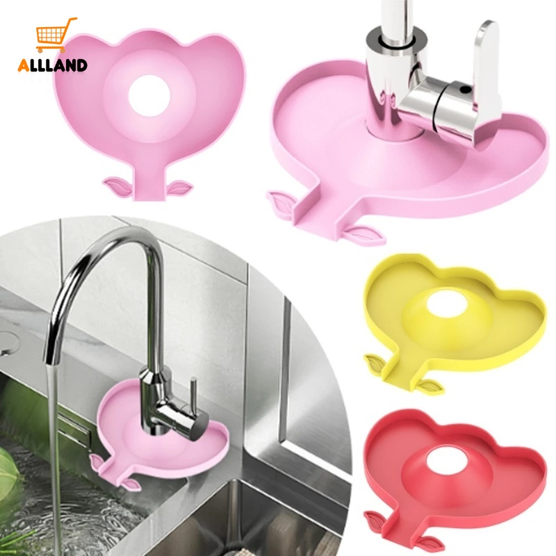 Tấm Đệm Silicon Mềm Gắn Vòi Nước Chống Bắn Nước Thông Dụng Cho Nhà Bếp