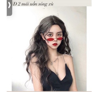 Tóc giả Nguyên đầu hai mái uốn sóng xù