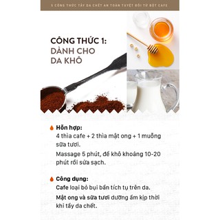 100g bột cafe tẩy da chết ( bột cà phê)