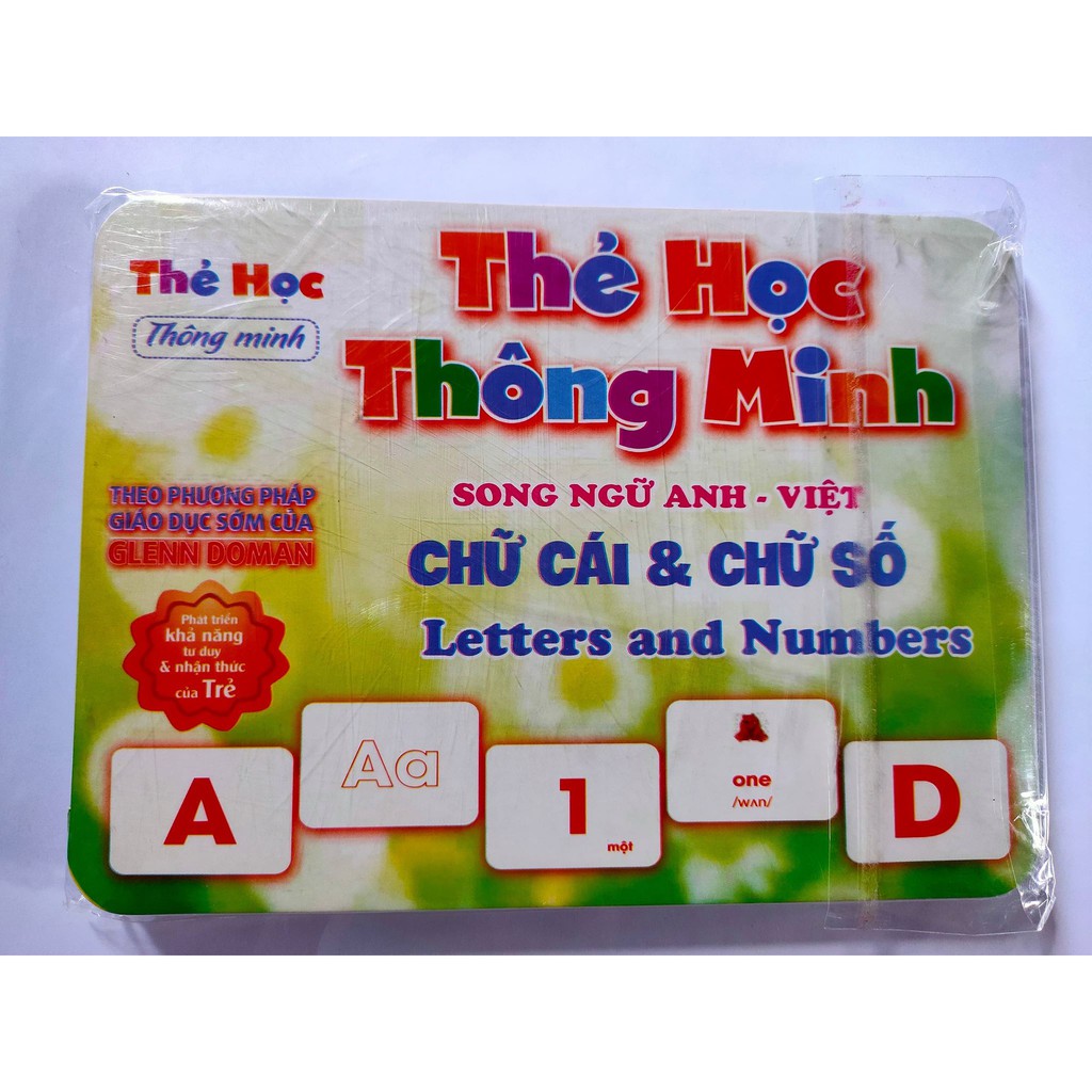 Thẻ Học Thông Minh Cho Bé Học Chữ Cái Và Chữ Số (Loại To)