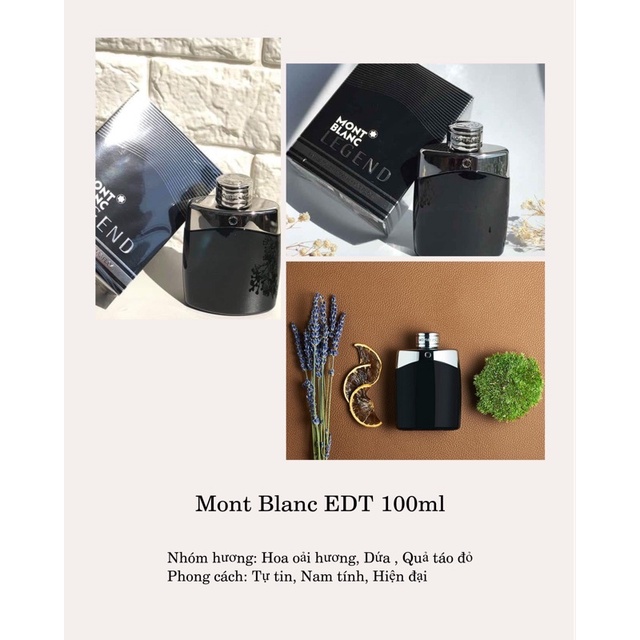Mont Blanc Legend EDT 100ml