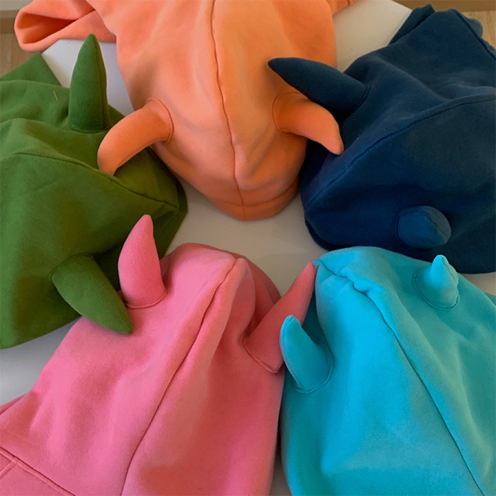 Áo hoodie thiết kế sừng nhẹ nhàng xinh xắn cho nữ T 21N623 | BigBuy360 - bigbuy360.vn