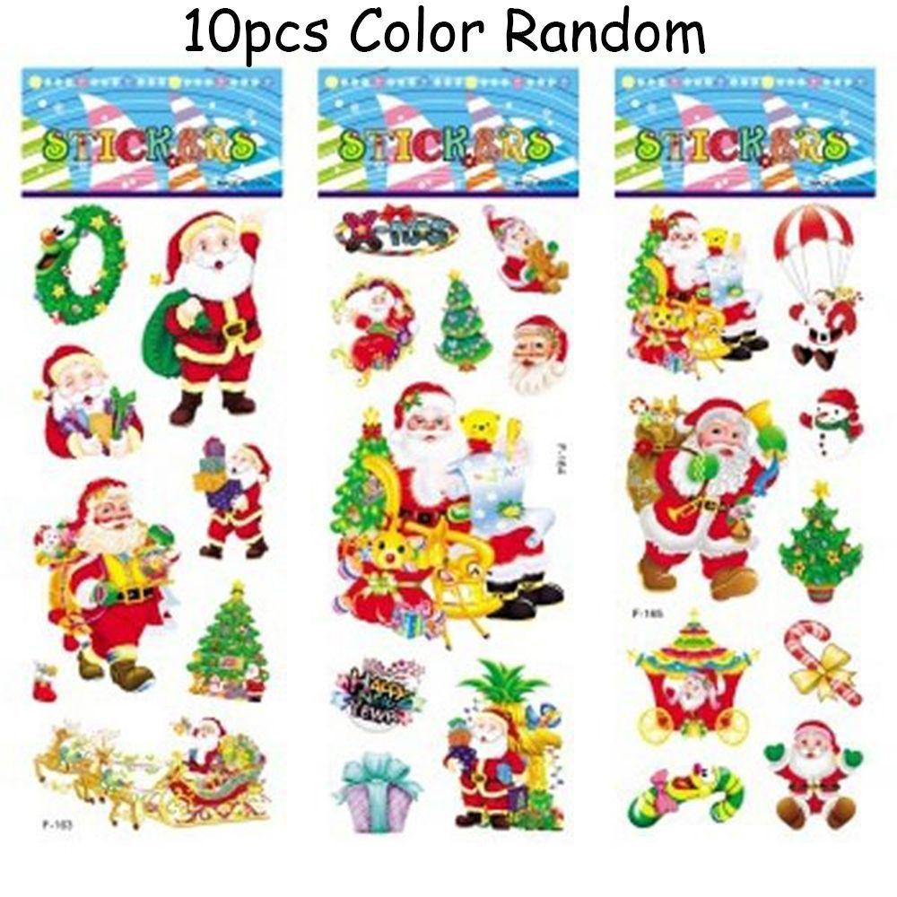 LUOL Set 10 Sticker Dán Trang Trí Dễ Thương