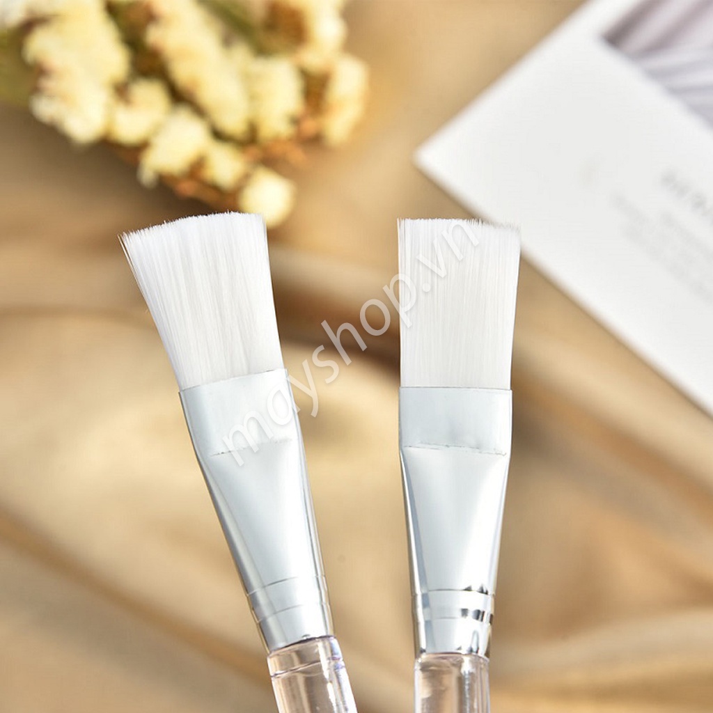 Chổi quét dầu cước trắng, tay cầm trong suốt, chuyên dụng trong làm bánh