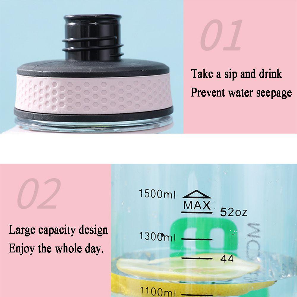 MUVAKO Bình Nước Thể Thao 1500ml Chất Lượng