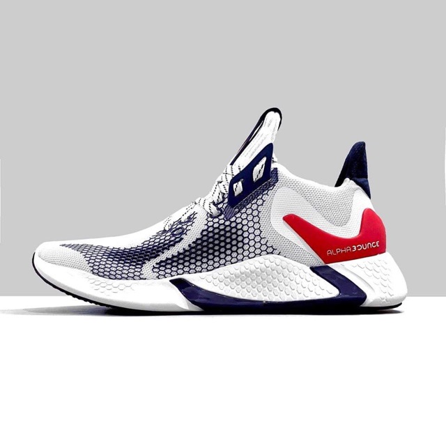 [ Full Box ] - Giày Thể Thao Nam Adidas Aphabounce Bản Mới Nhất 2020 - Phiên Bản Trằng Đỏ | BigBuy360 - bigbuy360.vn