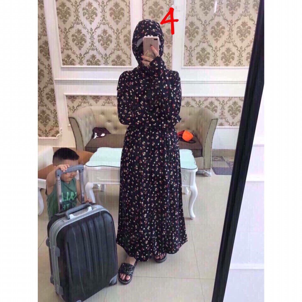 Áo nữ choàng chống nắng che được toàn thân 5 màu cực đẹp cho cô nàng năng động