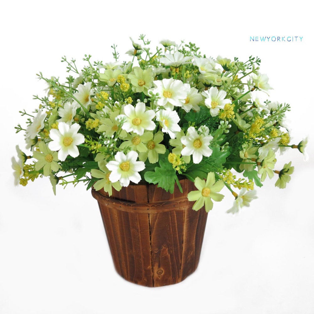 1 Bó 28 Bông Hoa Cúc Nhân Tạo Dễ Thương Trang Trí Nhà Cửa/Sự Kiện