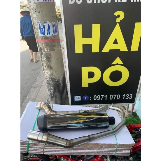 Pô Sonic rl lon cổ tăng dành cho các dòng xe wave dream si ex winer satria sonic