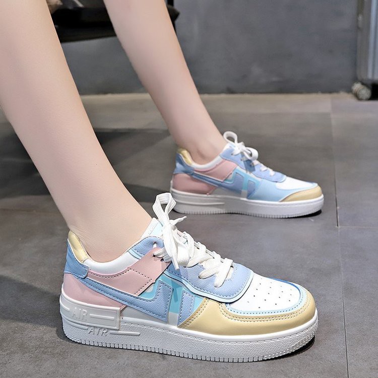 [MỚI] Giày thể thao/sneakers nữ chất êm, nhẹ màu hồng nữ tính