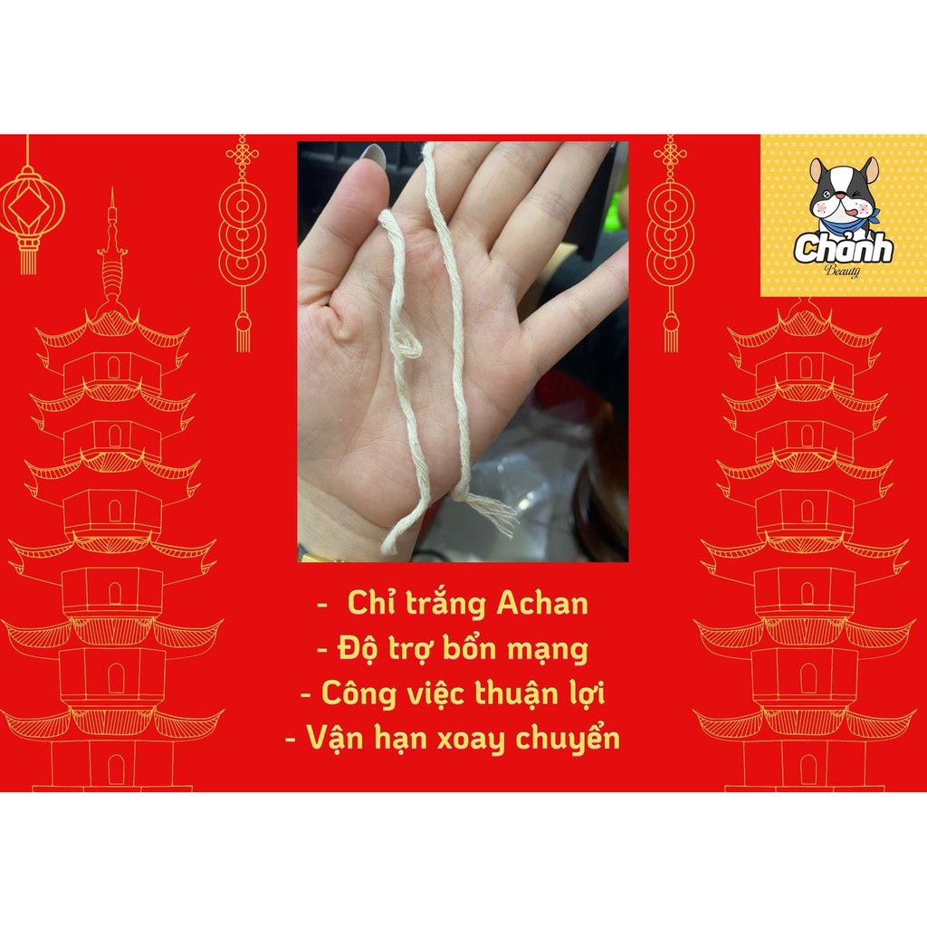 Dây Chuyền Chỉ Trắng