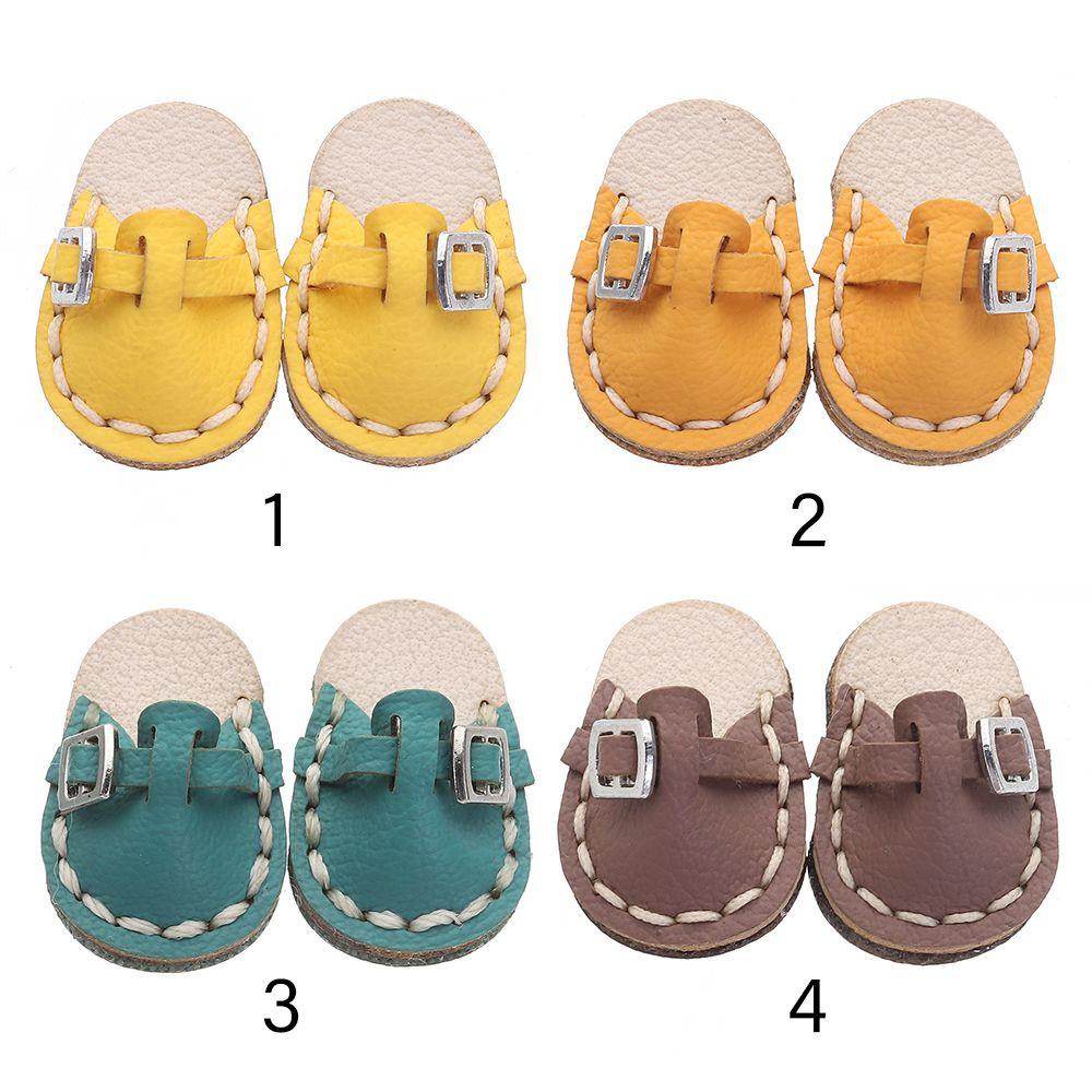 Giày Búp Bê Handmade Bằng Da Bò Có 4 Màu Dễ Thương