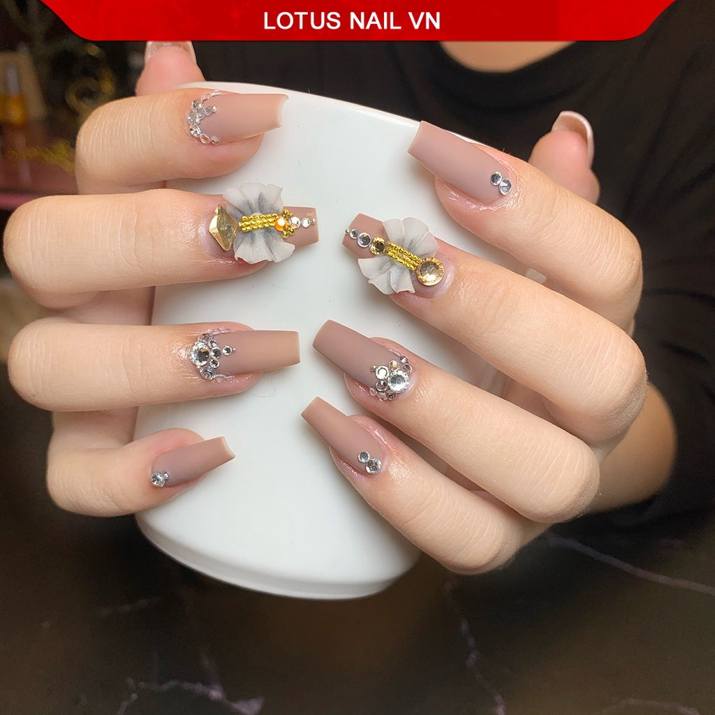 Top lì, sơn gel nhám Lotus ( Matte top) mịn như nhung