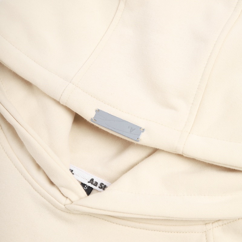 AA TELEX LOGO HOODIE // CANNOLI CREAM