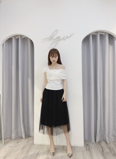 Chân váy tulle 2 lớp