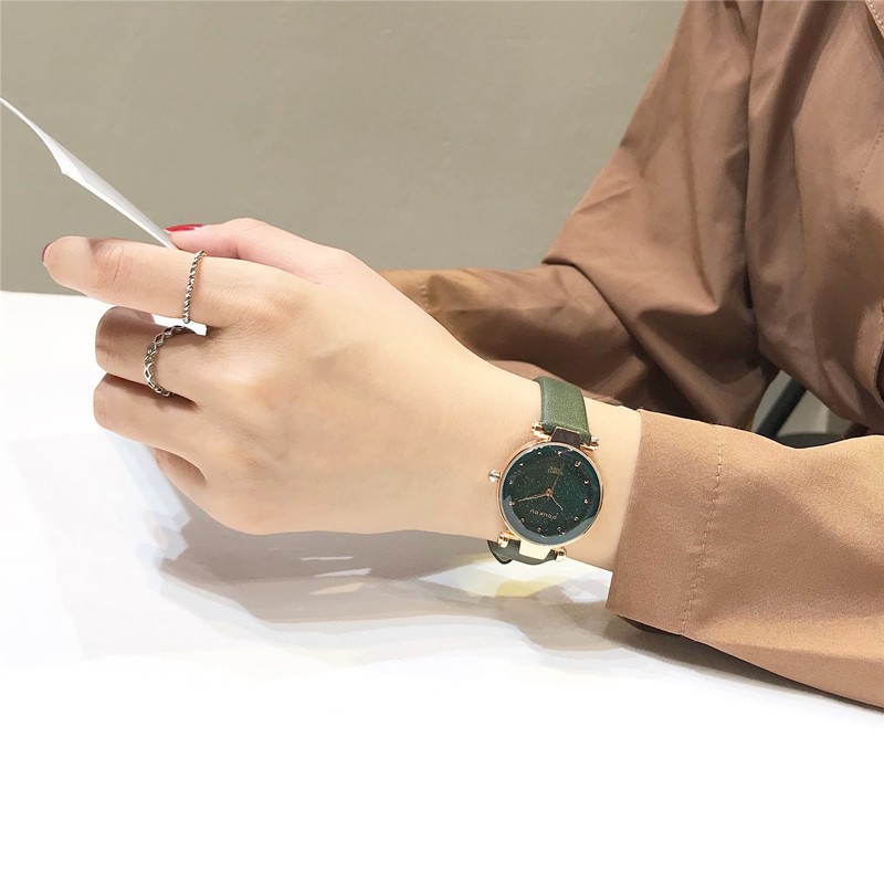Đồng Hồ Nữ DouKou Dây Da Cao Cấp Đính Đá Sang Chảnh | BigBuy360 - bigbuy360.vn